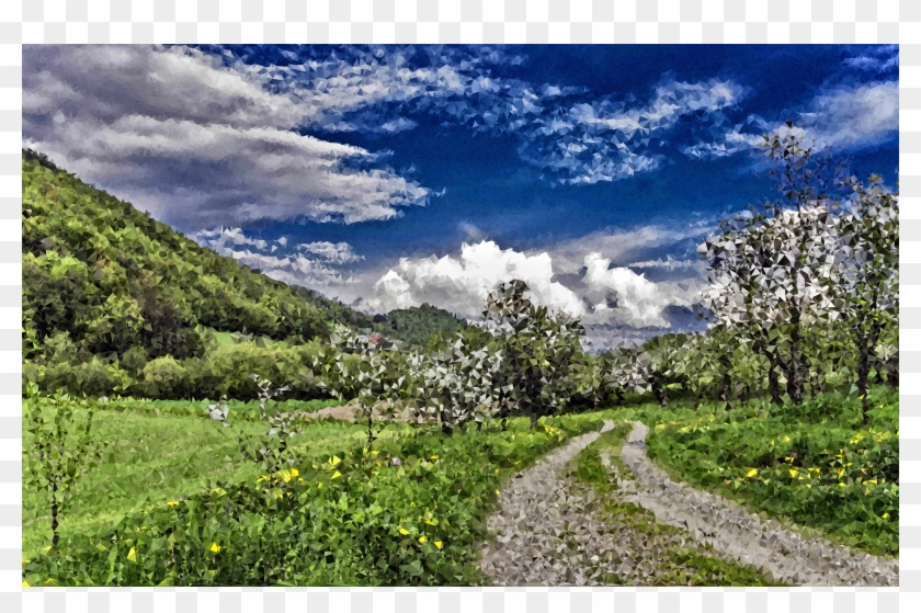 Image Transparent Library High Poly Path Big Image - High Poly Landscape Clipart