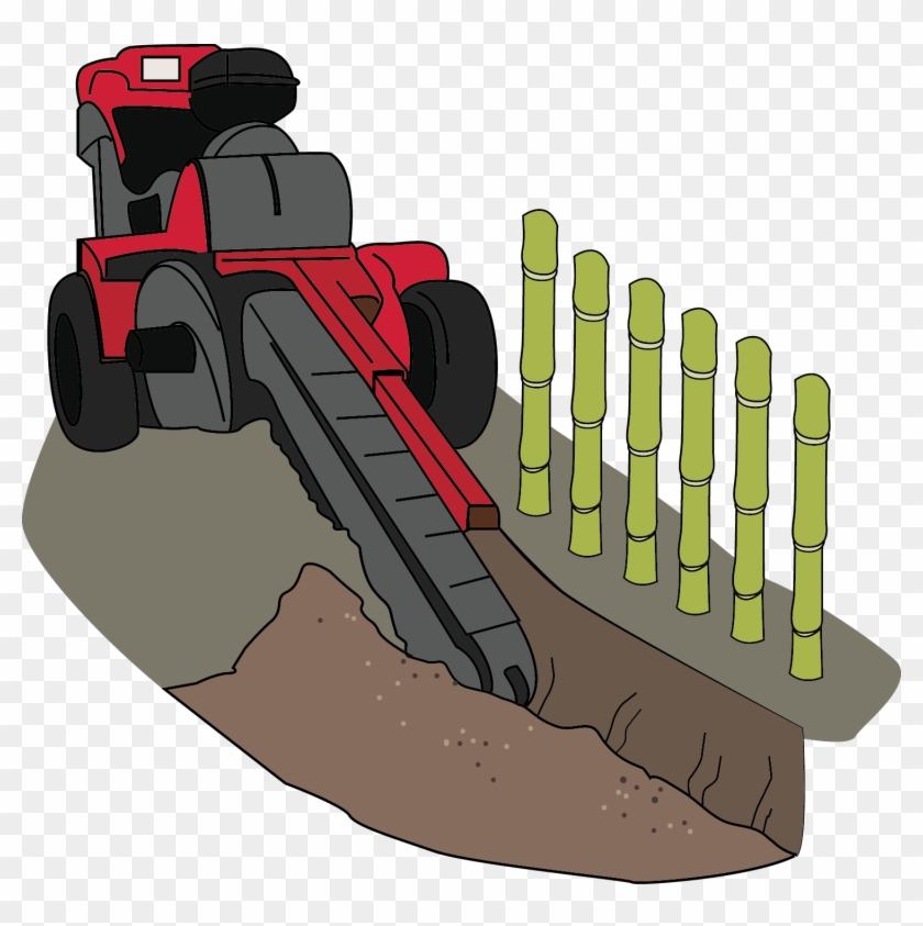 Dig Trench By Machinerenting A Trencher Will Make The - Illustration Clipart