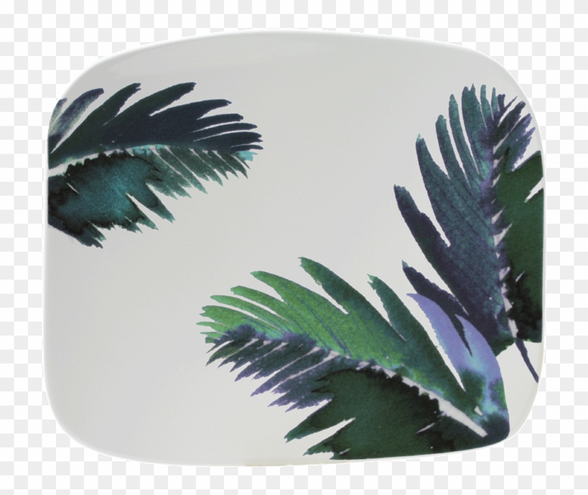 Organic Square Plate Medium - Gien France Jardins Extraordinaires Vegetal Organic Clipart #5430447