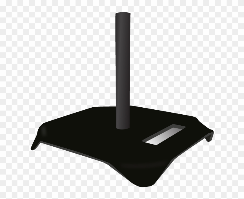 Square Plate - Monochrome Clipart