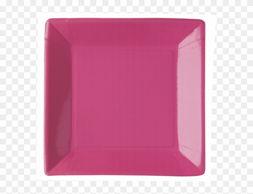 23cm - Colored - Pink - Square - Colored Printed Square - Serving Tray Clipart #5430640