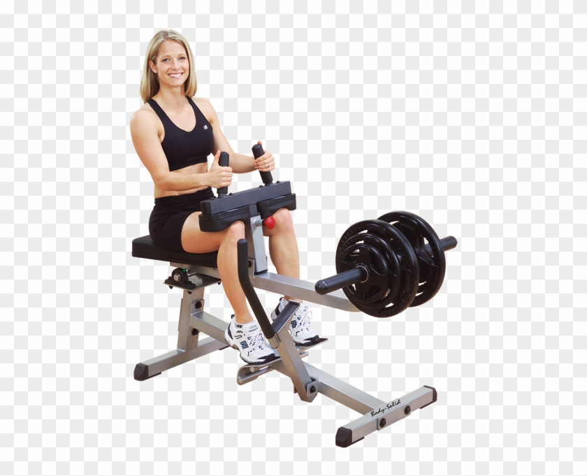 Seated Calf Raise Exercise Machine By Body-solid - Seated Calf Raise Machine Clipart #5430683