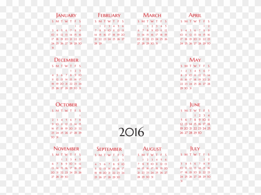 Calendar Transparent Background - Printing Clipart