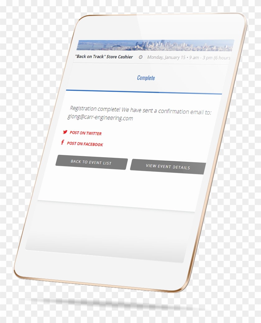 Simple Volunteer Registration - Mobile Phone Clipart #5431571