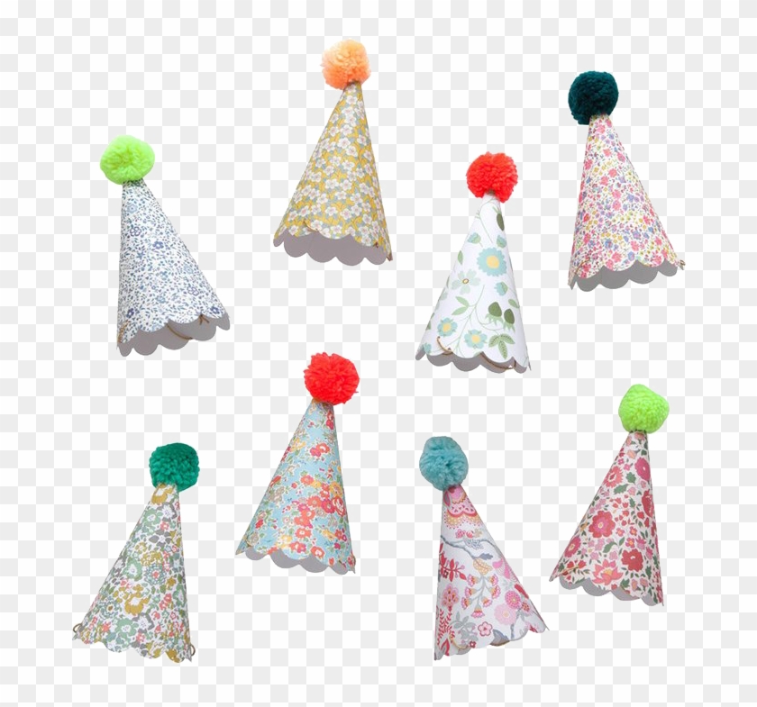 Liberty London Assorted Party Hats - Christmas Tree Clipart