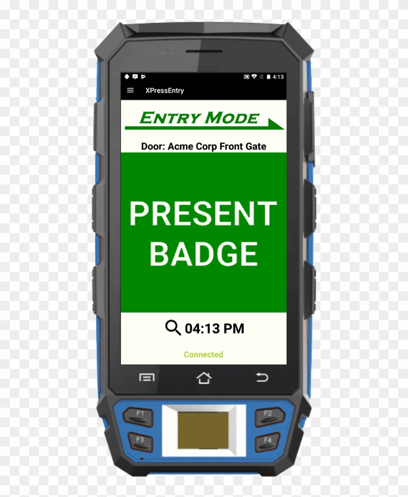Xpid Biometric Handheld Reader - Mobile Device Clipart