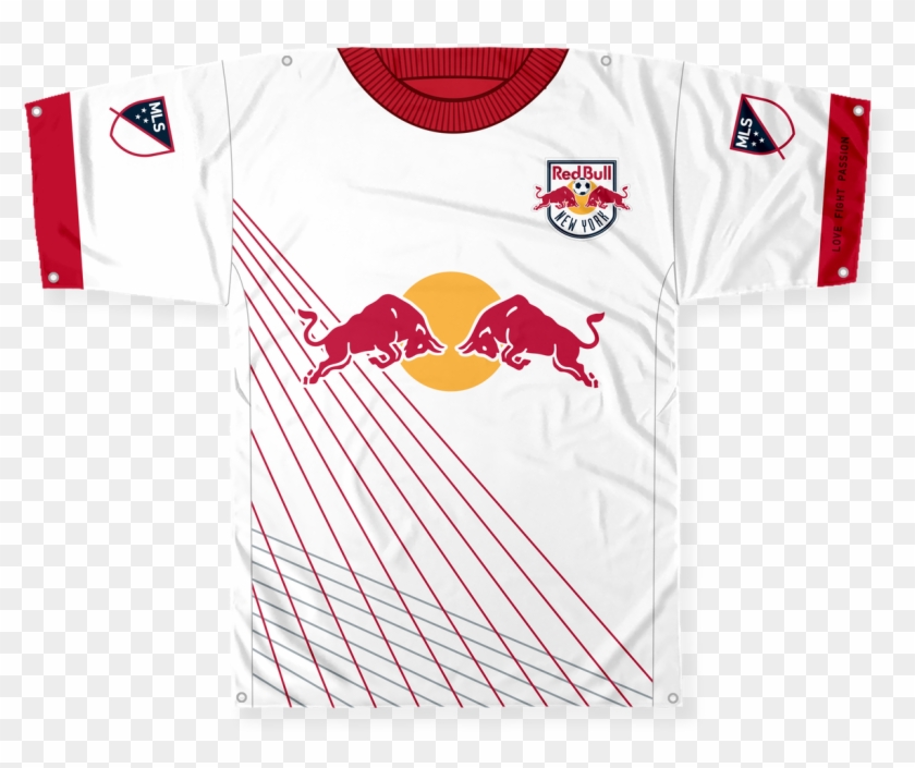 New York Red Bulls 57" X 45" Jersey Banner - New York Red Bulls Clipart #5432954