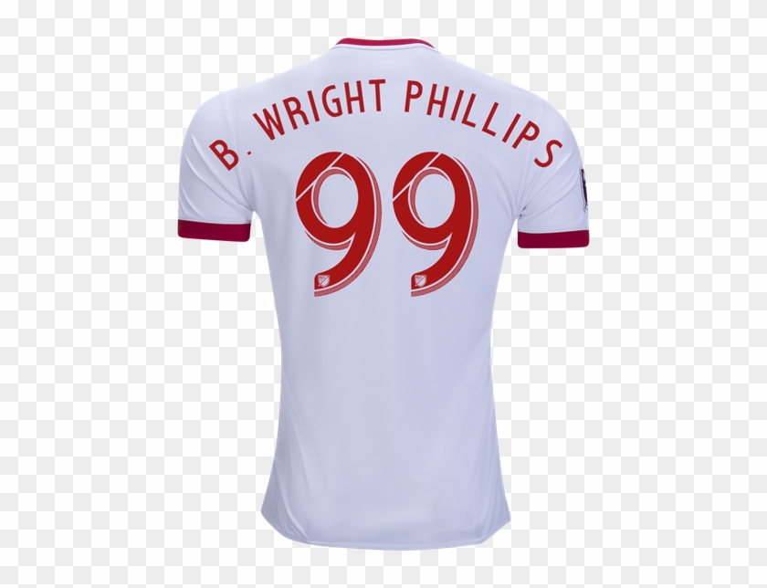 New York Red Bulls 17/18 Home Jersey B - B Wright Phillips 99 Clipart #5433171