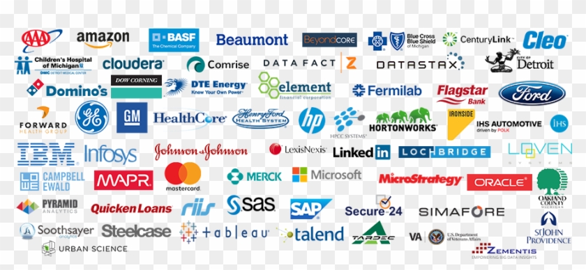 Past Symposium Presenters And Sponsors Include - Big Data Company Logo Clipart #5433566