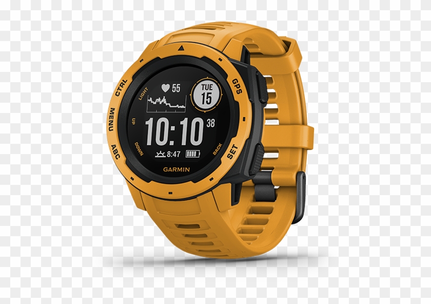 Sunburst - Garmin Instinct Rugged Outdoor Watch With Gps Clipart