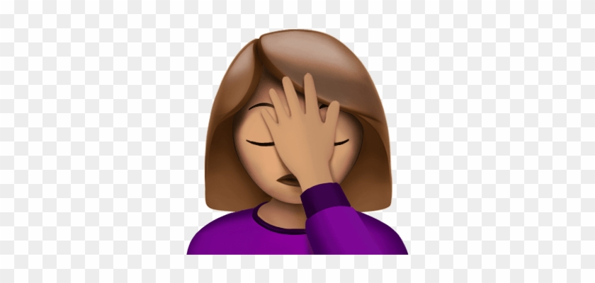 ##emoji #happy #whatsapp#whatsappemoji #emojis #iphone - Hand In Face Emoji Clipart
