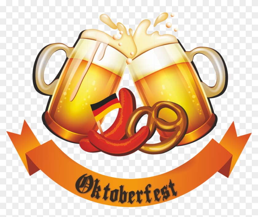Oktoberfest Clipart Transparent - Cheers Beer Mug Png #5434512