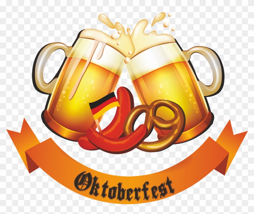 Oktoberfest Clipart Transparent - Cheers Beer Mug Png