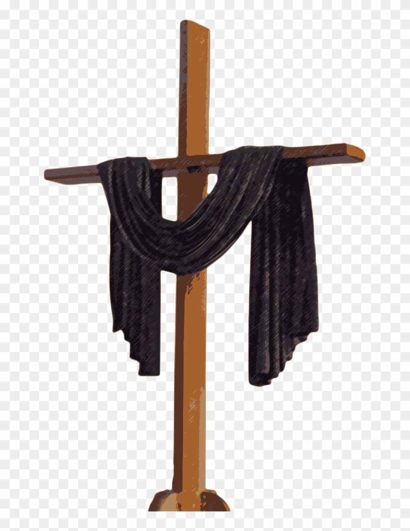 Holy Week Central Baptist Church Palmyra Nj - Cross Cloth Png Clipart