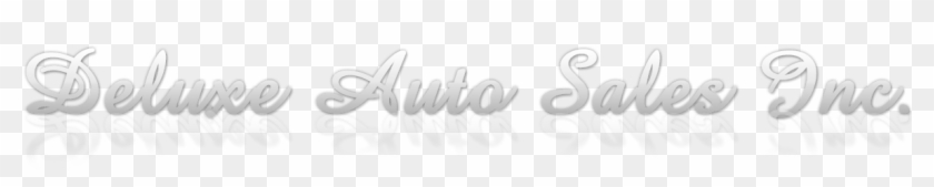 Deluxe Auto Sales Inc - Calligraphy Clipart #5434818