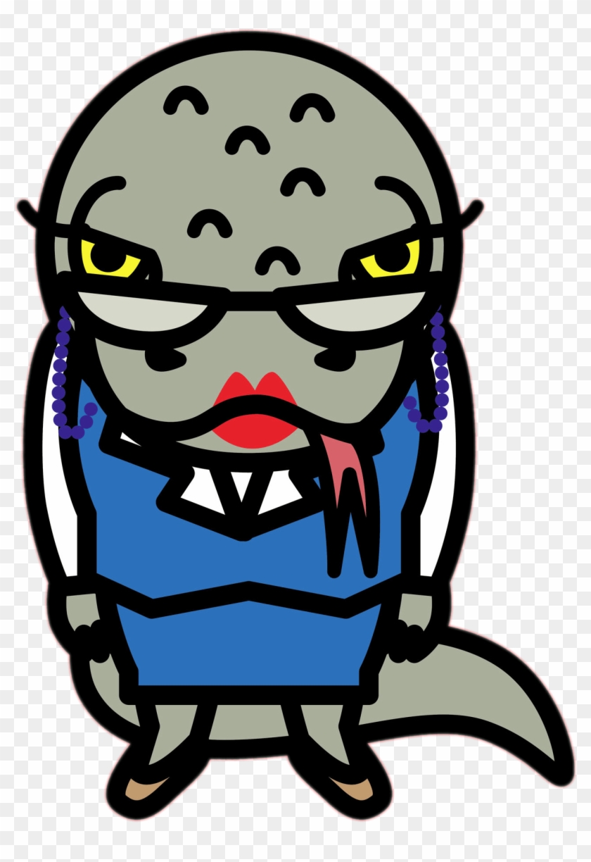 Aggretsuko Character Tsubone The Komodo Dragon - Aggretsuko Characters Clipart