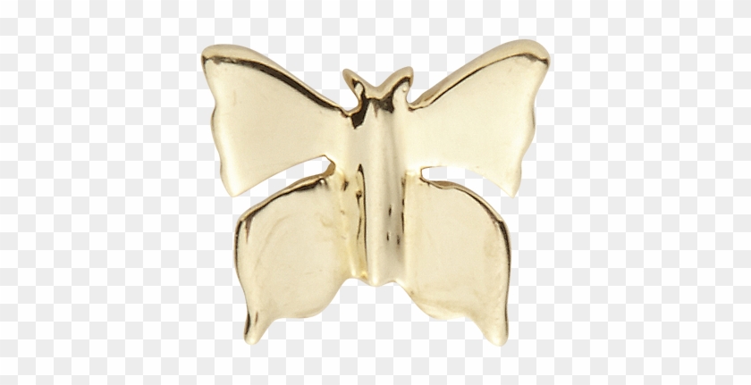 Gold Butterfly Charm By Loquet - Swallowtail Butterfly Clipart #5435436