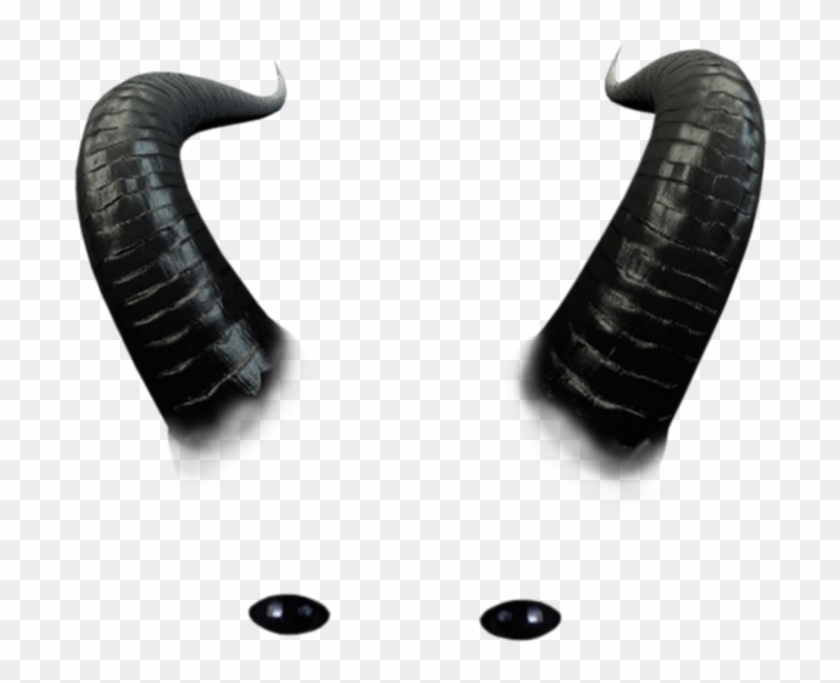 #mq #black #dark #horns #devil - Realistic Devil Horns Png Clipart