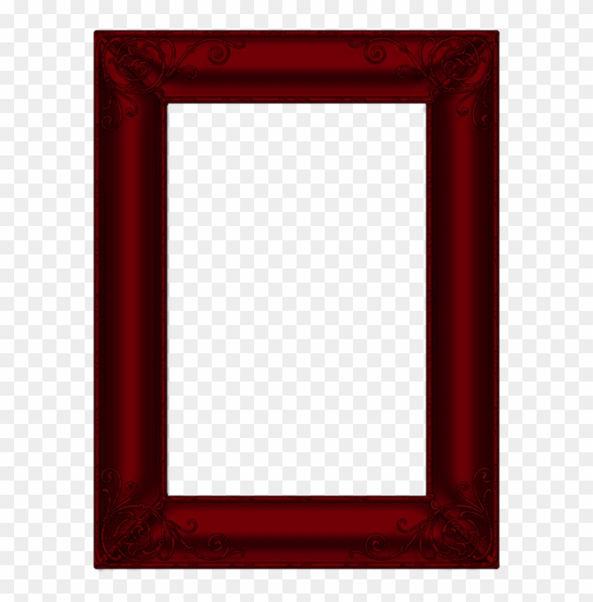 Dark Red Transparent Photo Frame Borders And Frames, - Dark Red Photo Frames Clipart