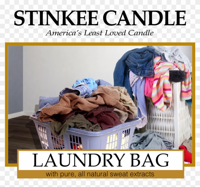 Laundry Basket With Clothes Clipart