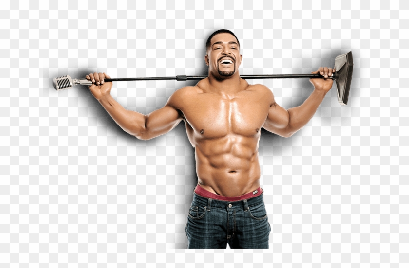 David Otunga With Mic - Wwe David Otunga Muscles Clipart
