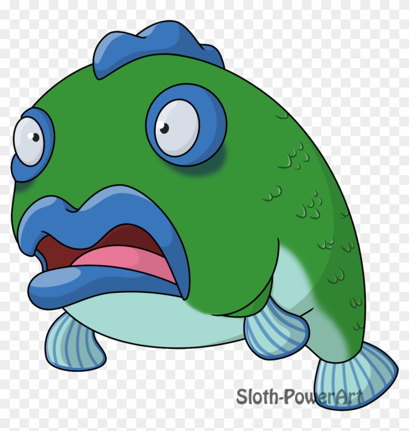 Scared Fish - Scared Fish Cartoon Png Clipart
