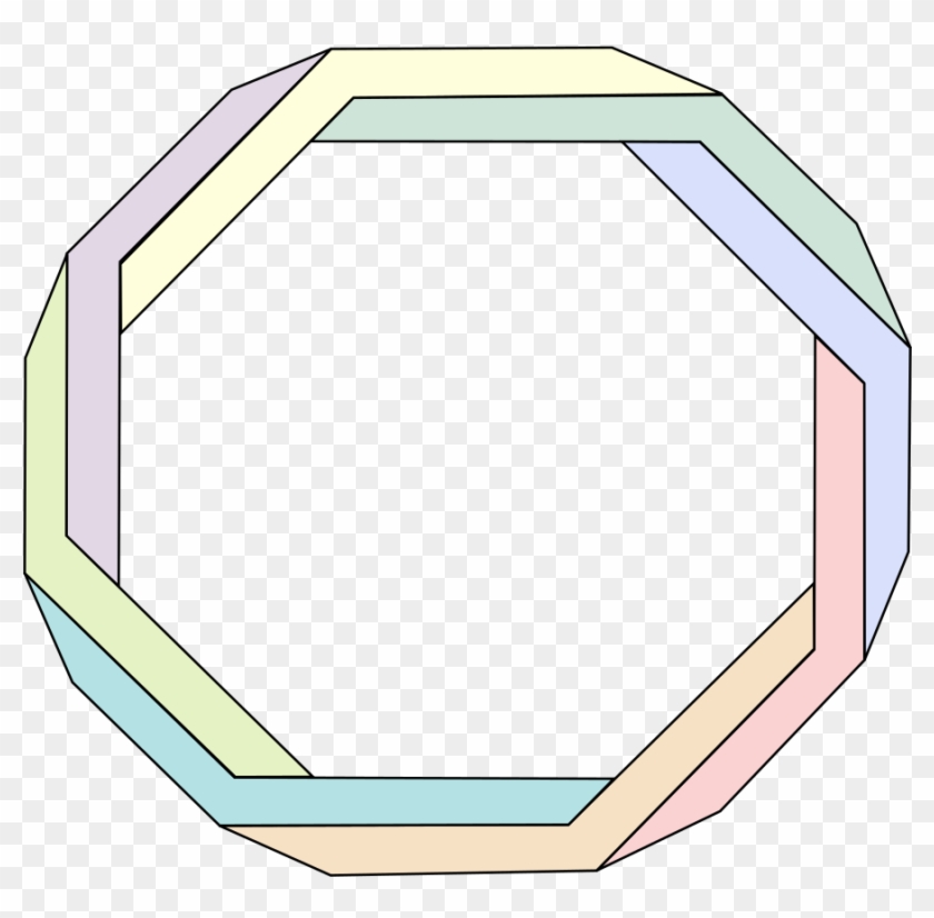 File - Penrose Octagon - Svg Clipart #5437045