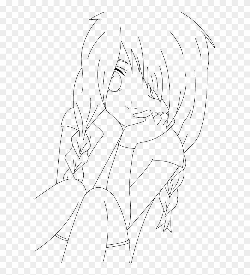 Boy Lineart - Line Art Clipart