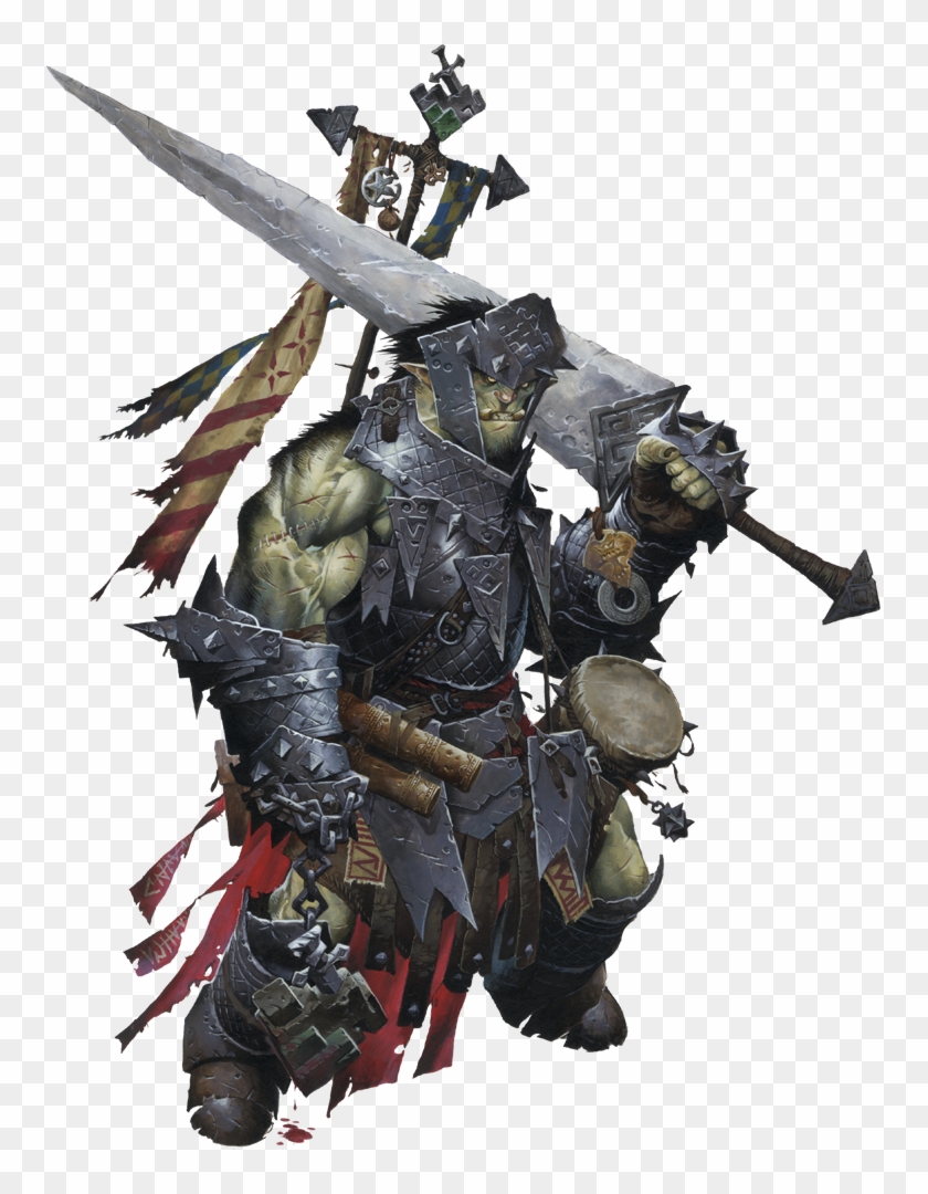 Pfbb Warpriest - Orc Wayne Reynolds Clipart #5437482