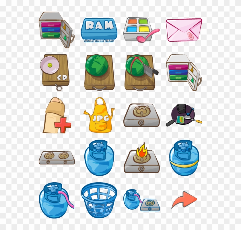 Kitchen Icon Pack By Faychen521 Clipart