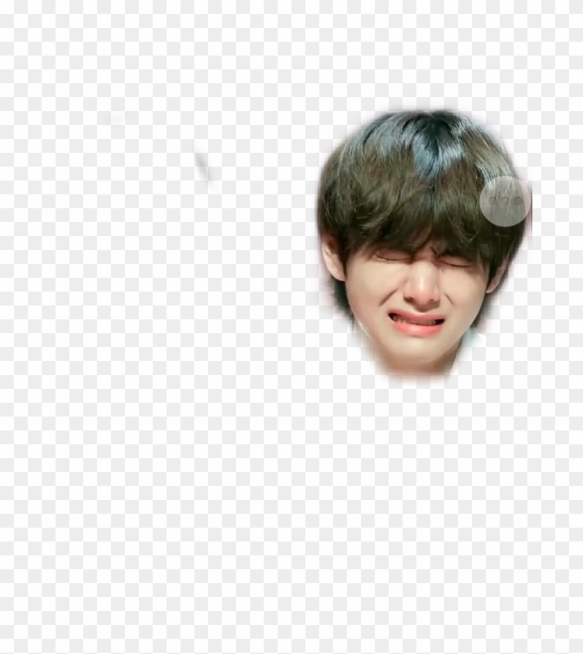 #taehyung #face #cry #sad #v #bts - Bts V Crying Transparent Clipart #5437652