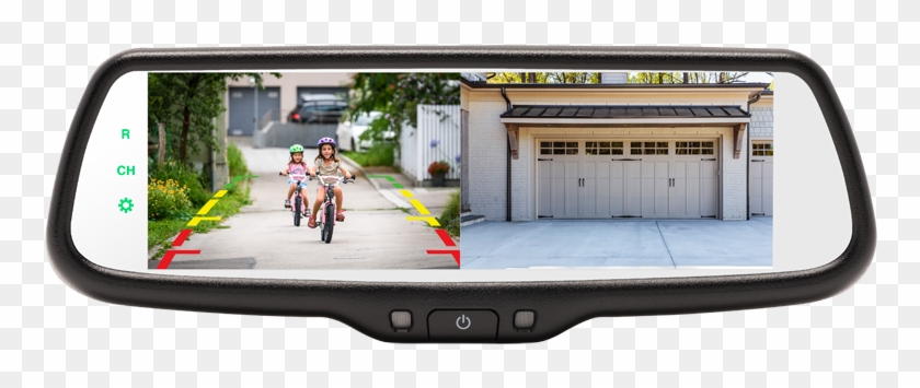 Mirror Front Dual - Rear-view Mirror Clipart