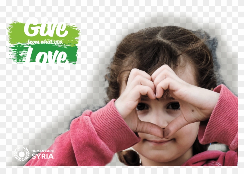 Give Love - Girl Clipart