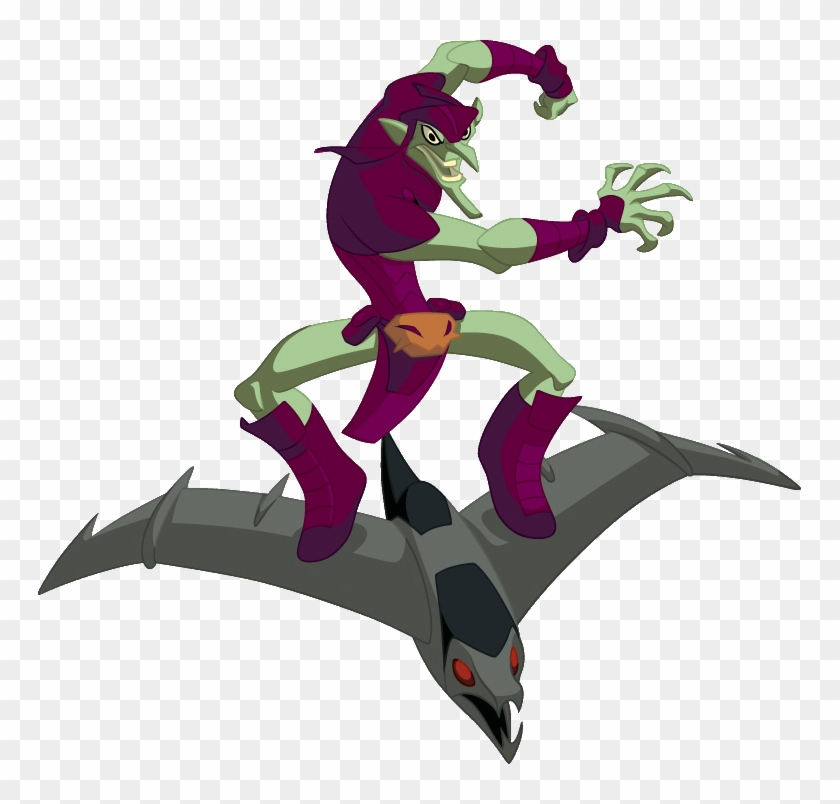 Spiderman Clipart Green Goblin - Spectacular Spiderman 2008 Green Goblin - Png Download