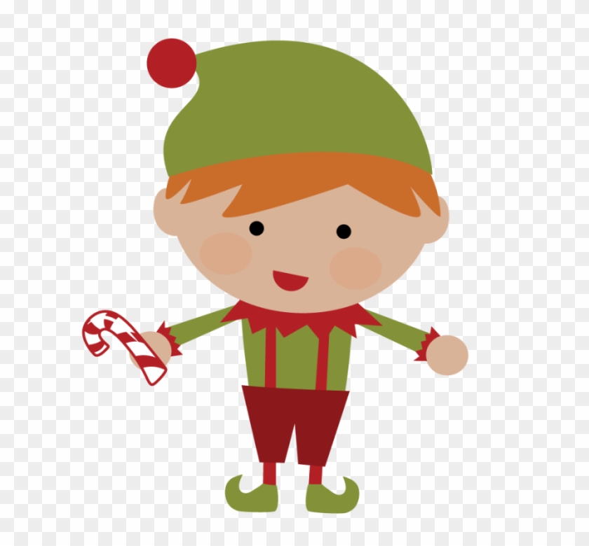 Christmas Png Cute - Elf Clipart Transparent Png #5438652
