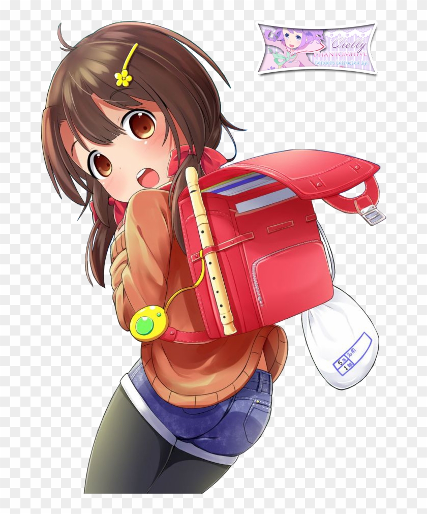 Cute Little Anime Girl - Cute Lil Loli Clipart