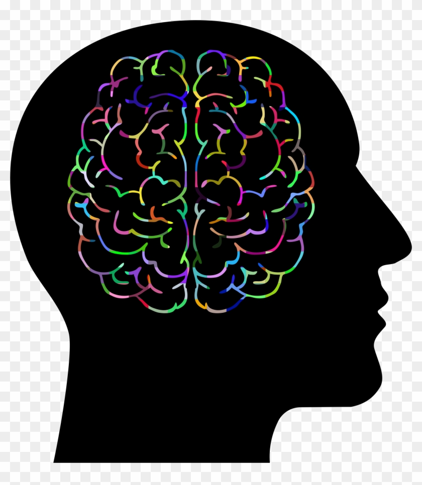 Image Royalty Free Download In Man Head Prismatic Big - Head Brain Clipart - Png Download