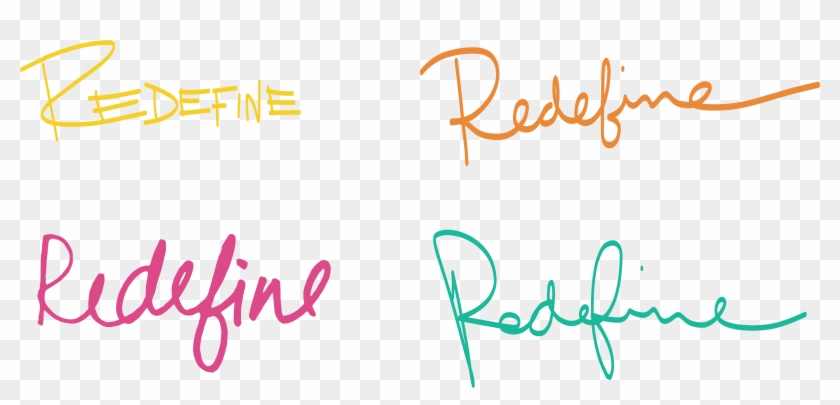 Instead Of A Static Logo, We Asked Every Attendee To - Calligraphy Clipart