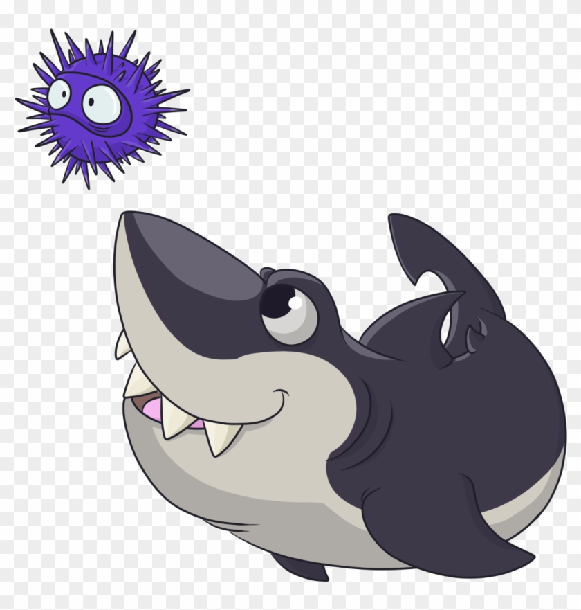 Sea Urchin And Snaggles From Donkey Kong Country Tropical - Cartoon Clipart