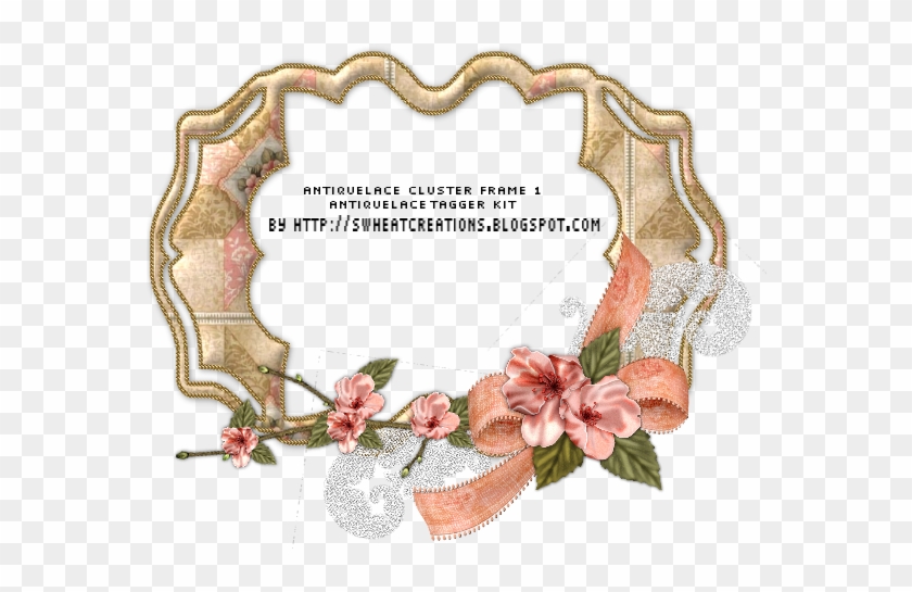 Free Vintage Lace Border Png - Floral Design Clipart