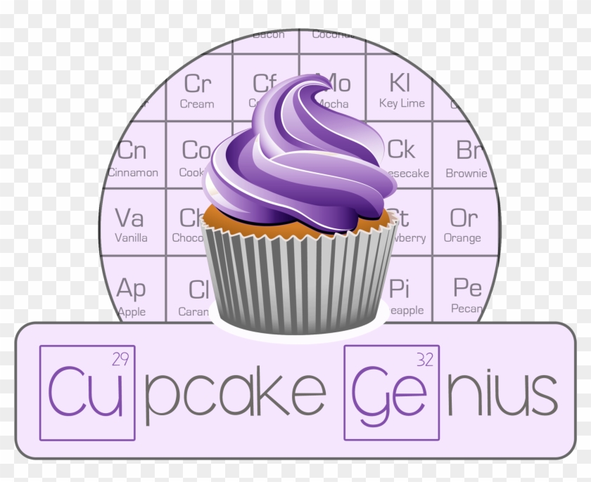 Cupcake Genius Logo 2 By Kevin - Cupcake Genius Logo Clipart #5439457