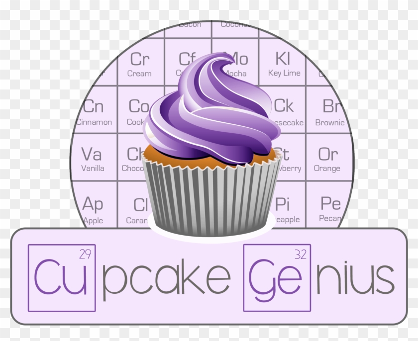 Cupcake Genius Logo 2 By Kevin - Cupcake Genius Logo Clipart