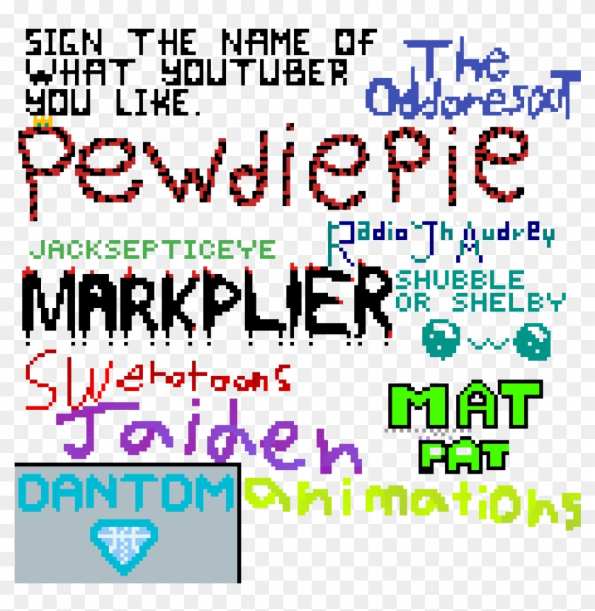 I Added Pewdiepie, And Revamped Some Others Clipart #5439714