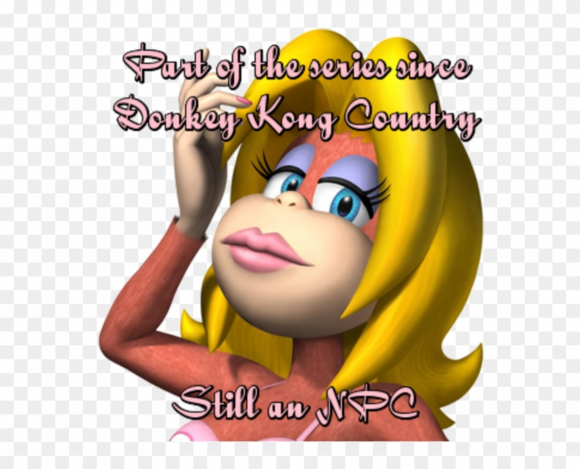 Candy Kong Is Still An Npc - Female Donkey Kong Clipart