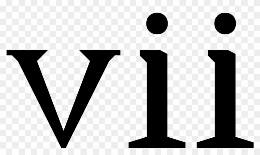 Roman Numeral 2 Png - Vii Roman Numerals Clipart #5439933