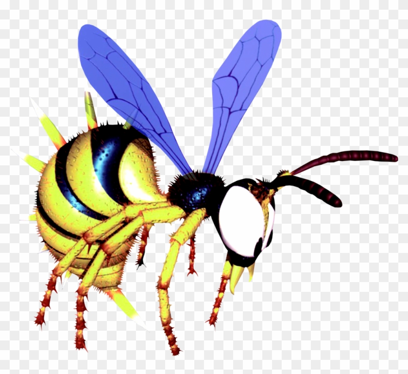 Super Mario Wiki Β - Donkey Kong Country Hornet Clipart #5439999