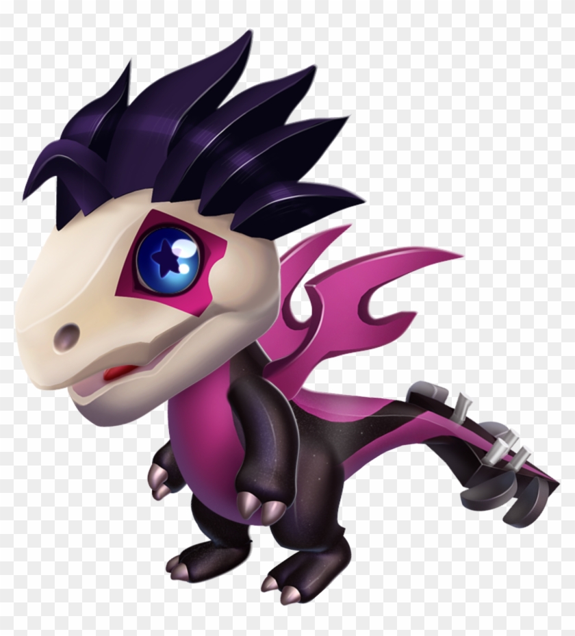 Rocker Dragon Baby - Figurine Clipart