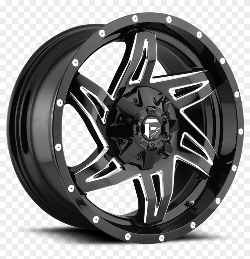 Fuel 1-piece Wheels Rocker - Selkirk Black Rhino Clipart