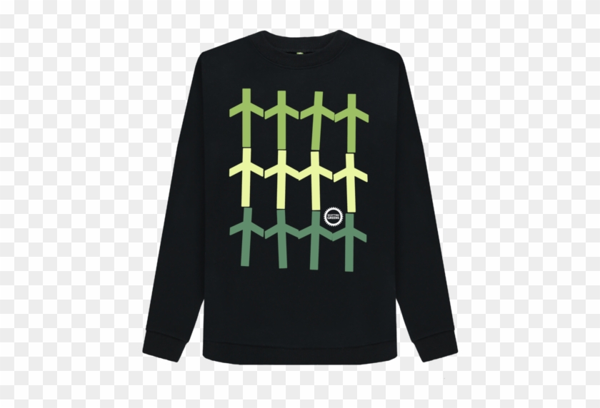 Wind Turbines Jumper - Crew Neck Clipart #5441139