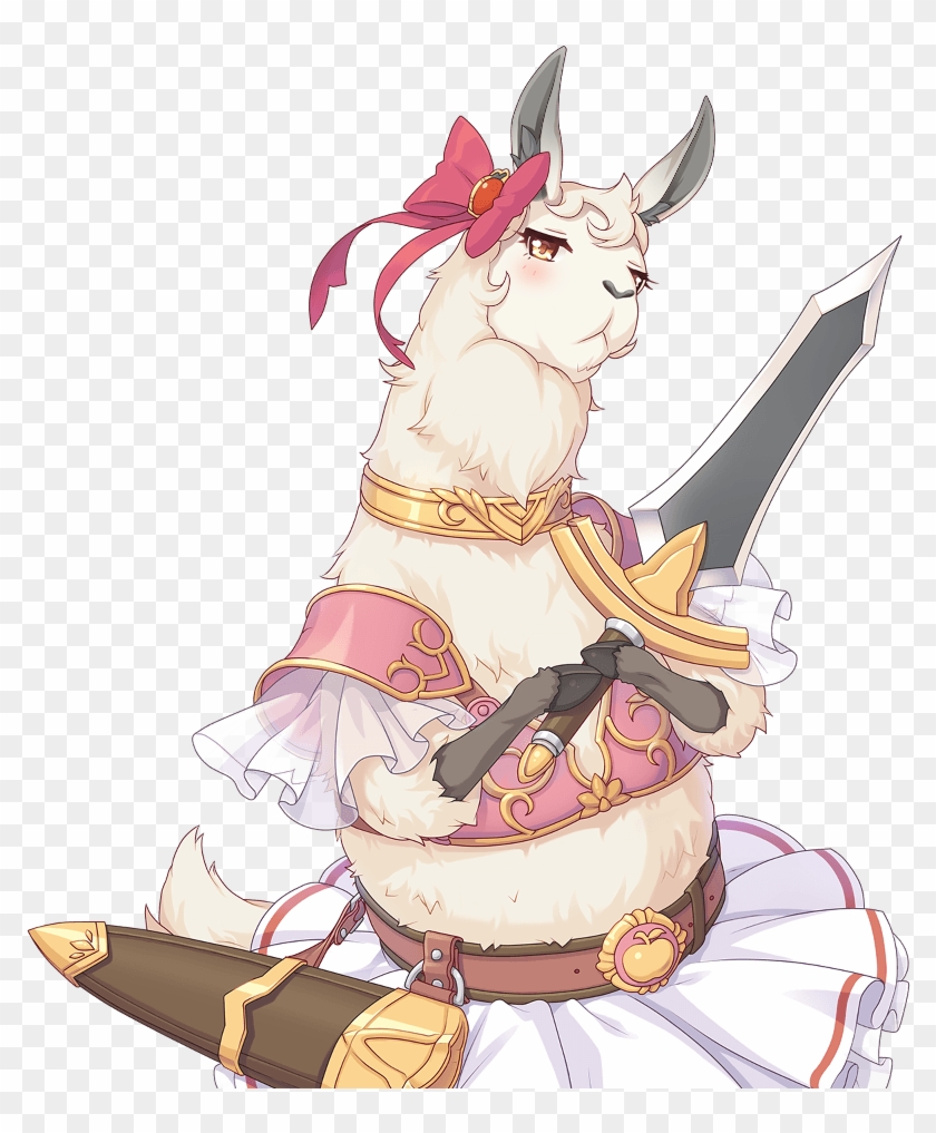 Picture Black And White Library History Drawing Cute - プリコネ アルパカ Clipart #5441209